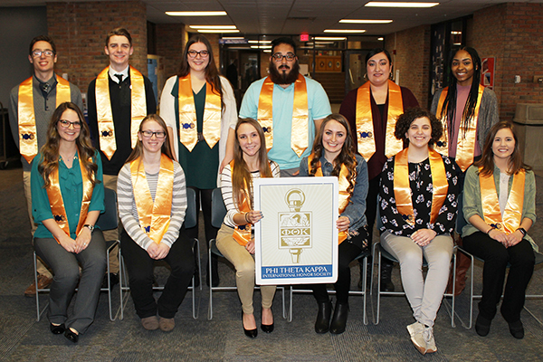 Phi theta kappa March 2019 inductees