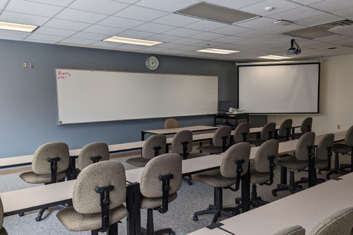 Conference Room 2324 in a classroom layout