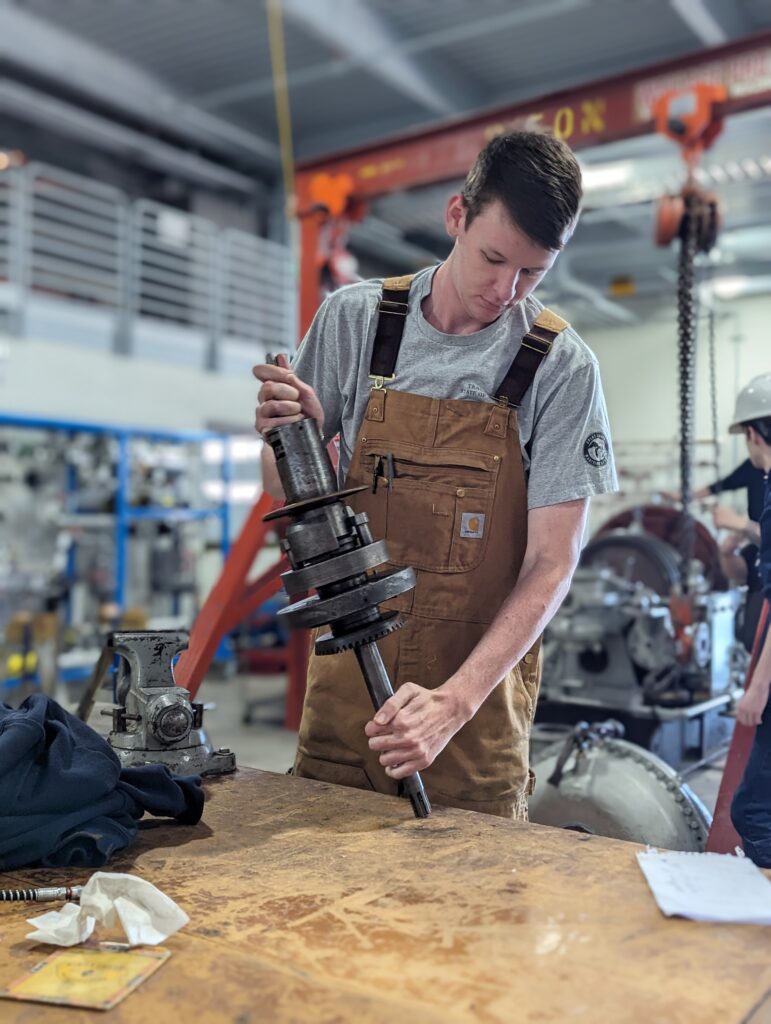 maritime engineer working